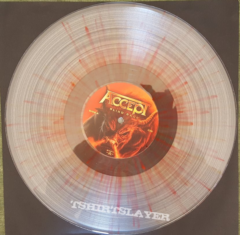 Accept - &quot;Blind Rage&quot; Ltd Edition Dbl. LP in Clear/Red/Orange Splatter Vinyl
