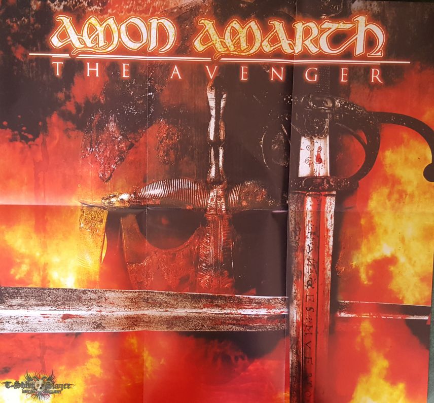 Amon Amarth - &quot;The Avenger&quot; Ltd. Edition LP in Steel Grey Marbled Vinyl 