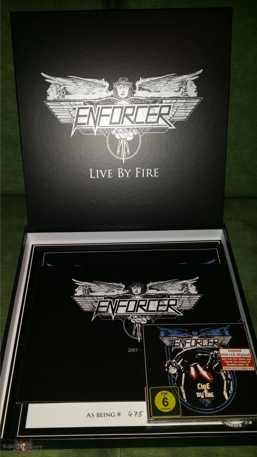 Enforcer - &quot;Live By Fire&quot; Ltd Edition Box Set