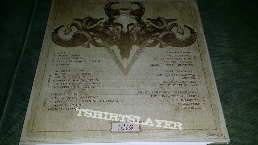 Rotting Christ - &quot;Lucifer Over Athens&quot; Ltd Edition Tpl. Gatefold Live LP