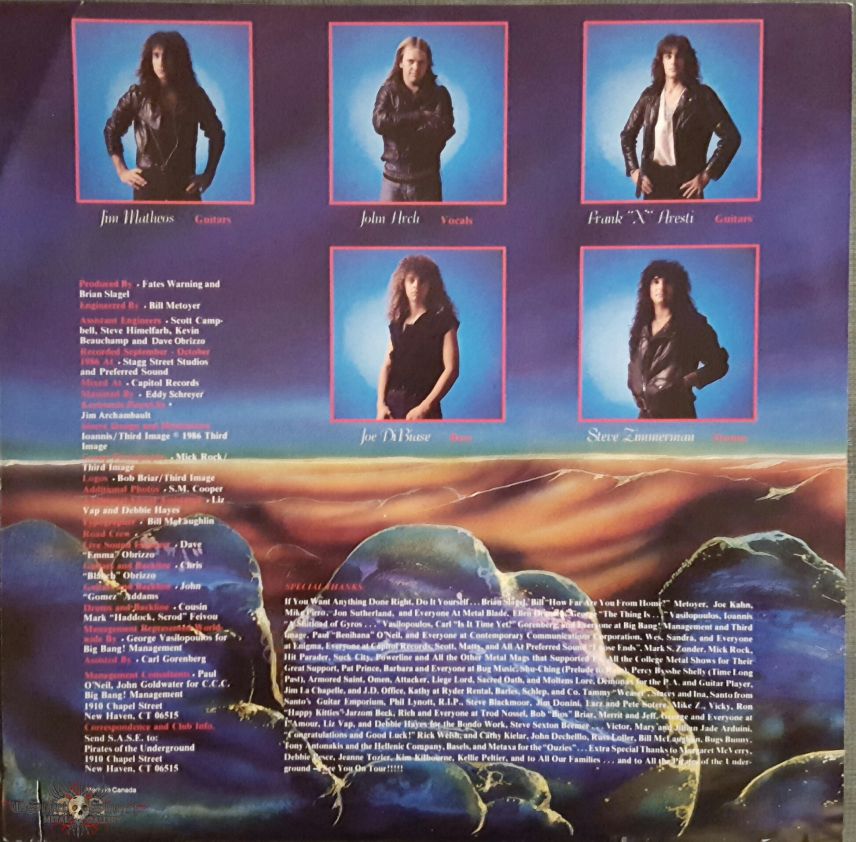 Fates Warning  - &quot;Awaken the Guardian&quot; LP