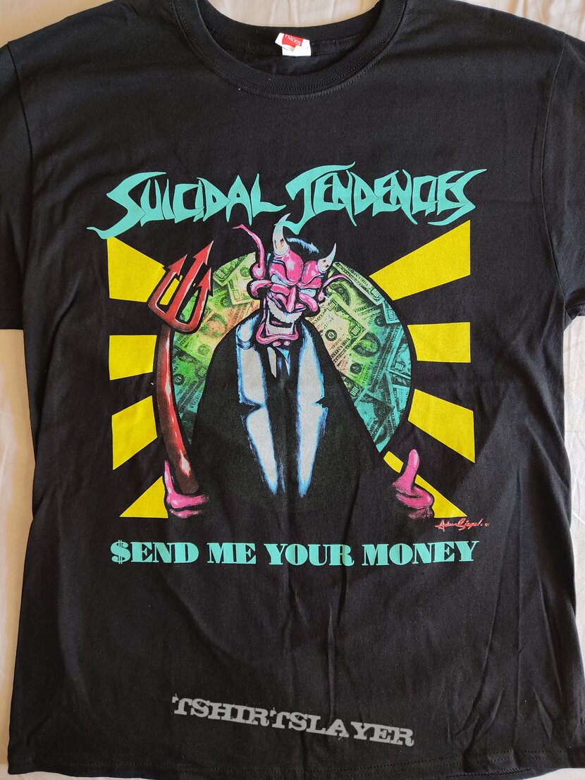 Suicidal Tendencies - &quot;Send Me Your Money&quot; official reprint shirt