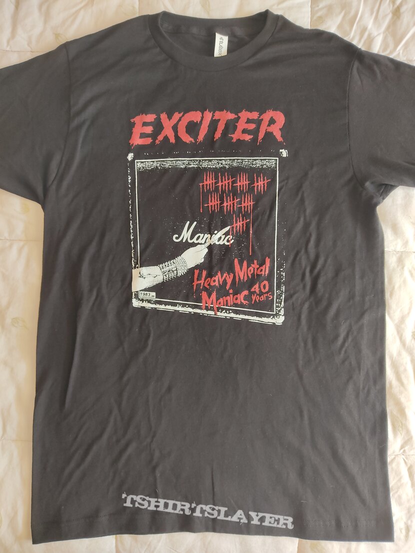 Exciter - &quot; Heavy Metal Maniac&quot; official shirt