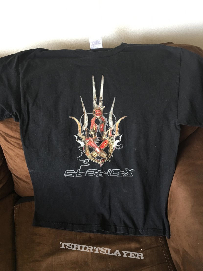 Static-X Static X size large tee