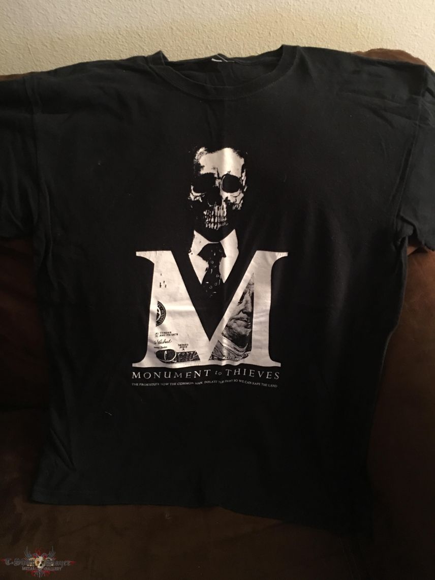Monuments to Thieves tee size large