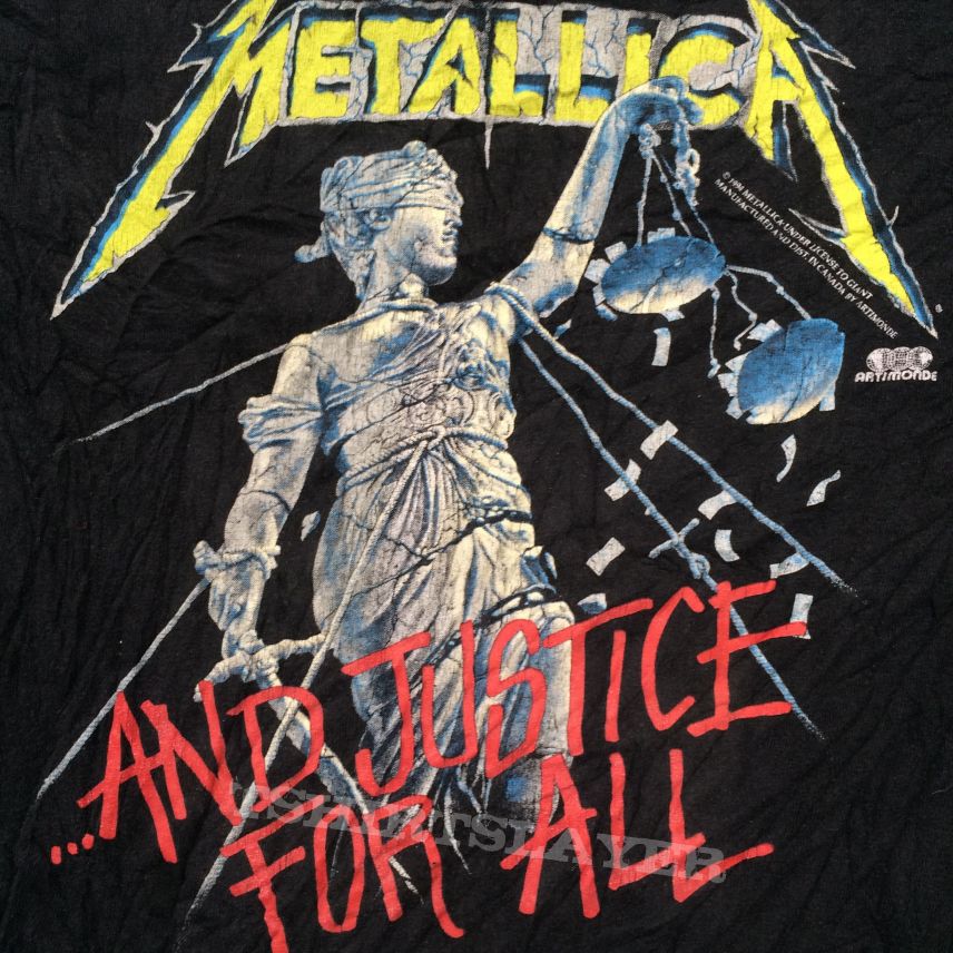 Metallica And justice for all 1994 pushead