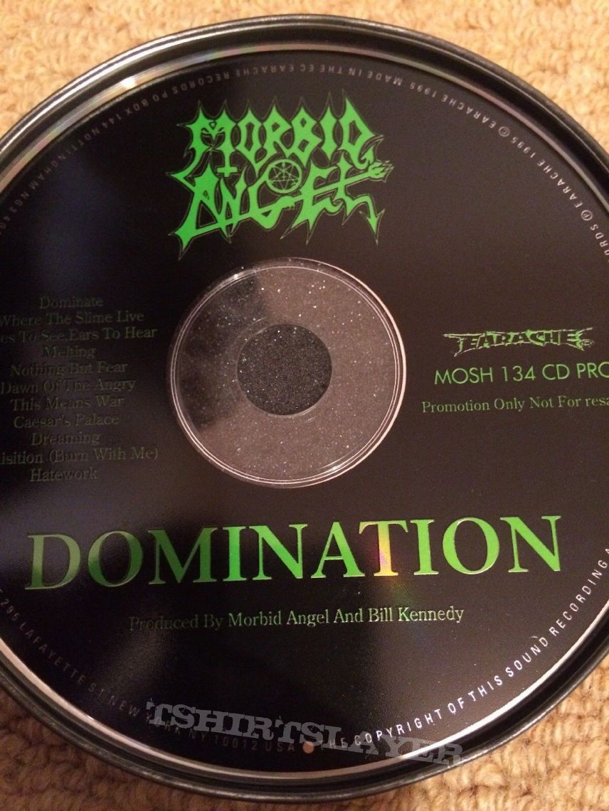 Iron Maiden Morbid angel  Dominion CD Promo Metal Case