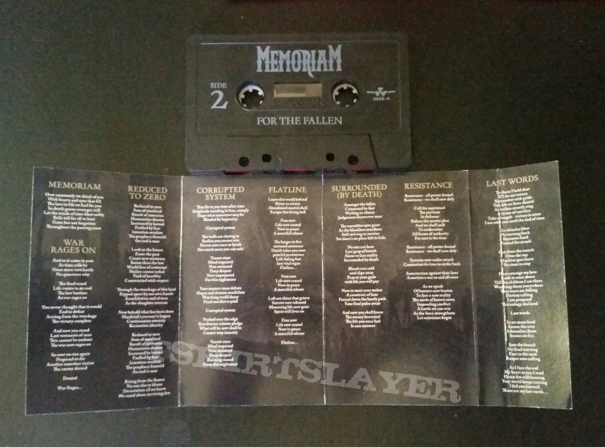 Memoriam - For The Fallen cassette