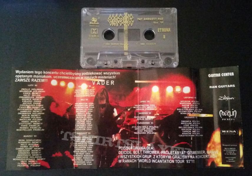 Vader - The Darkest Age live &#039;93 cassette