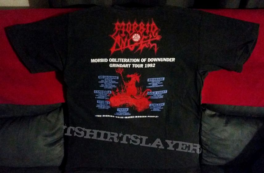 Morbid Angel - Blessed Are The Sick Aussie tour shirt