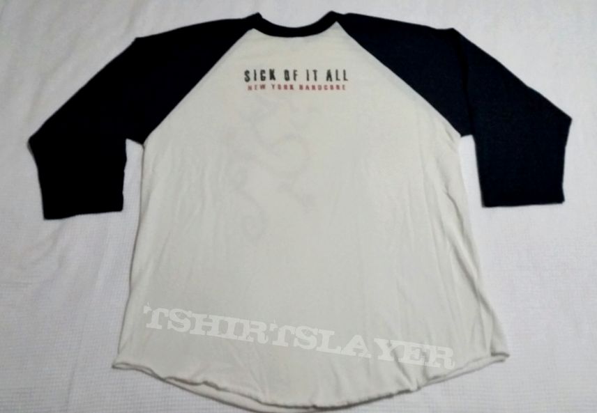 Sick Of It All baseball shirt from the 90&#039;s