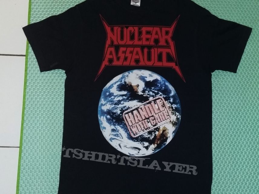 24.  Nuclear Assault &quot;Handle With Care&quot; T-shirt