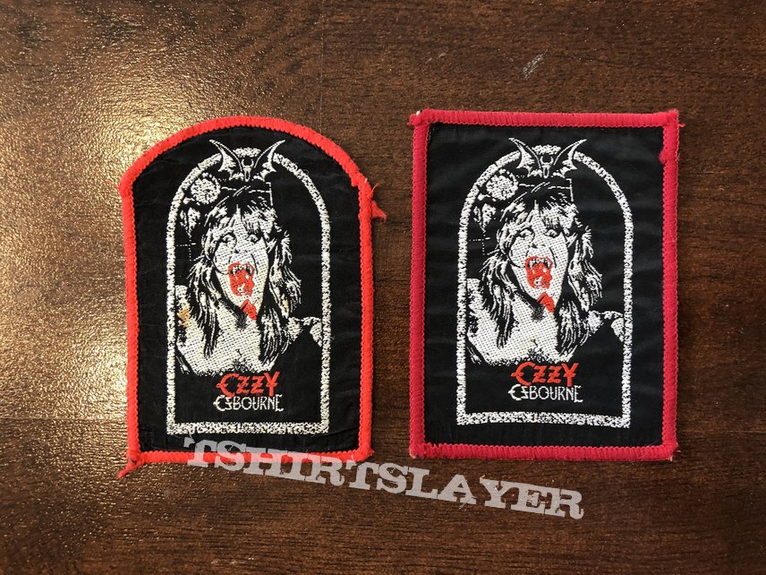 Patch Ozzy Osbourne Speak of the Devil Red Border versions 