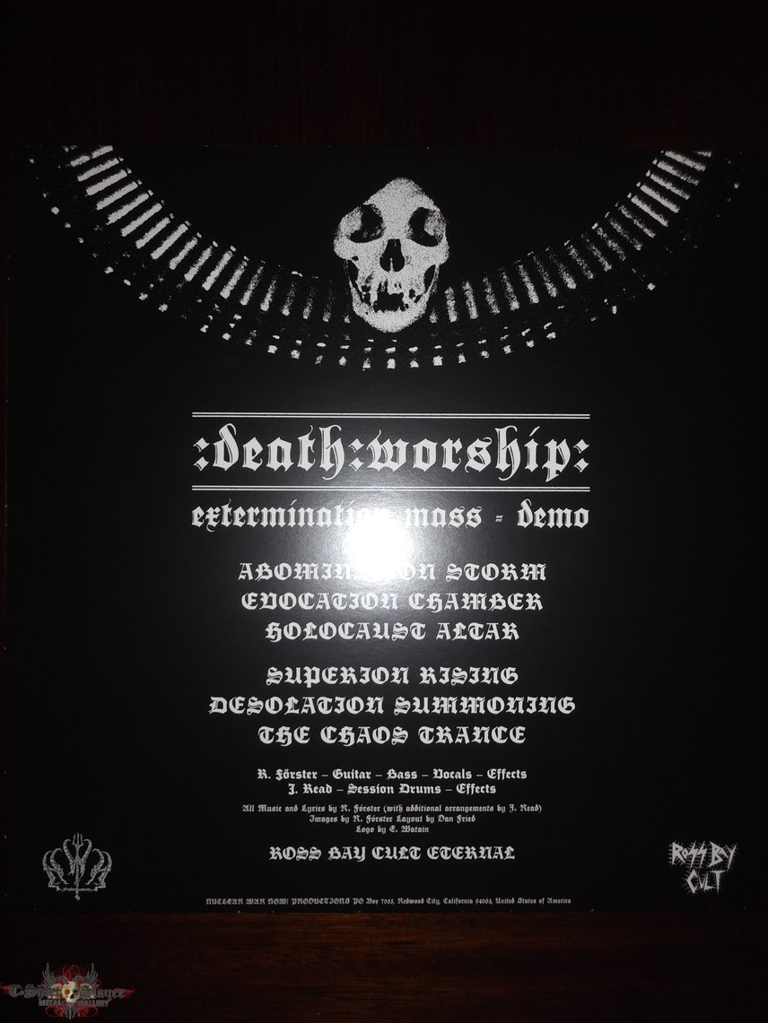 Death Worship Extermination Mass Demo LP