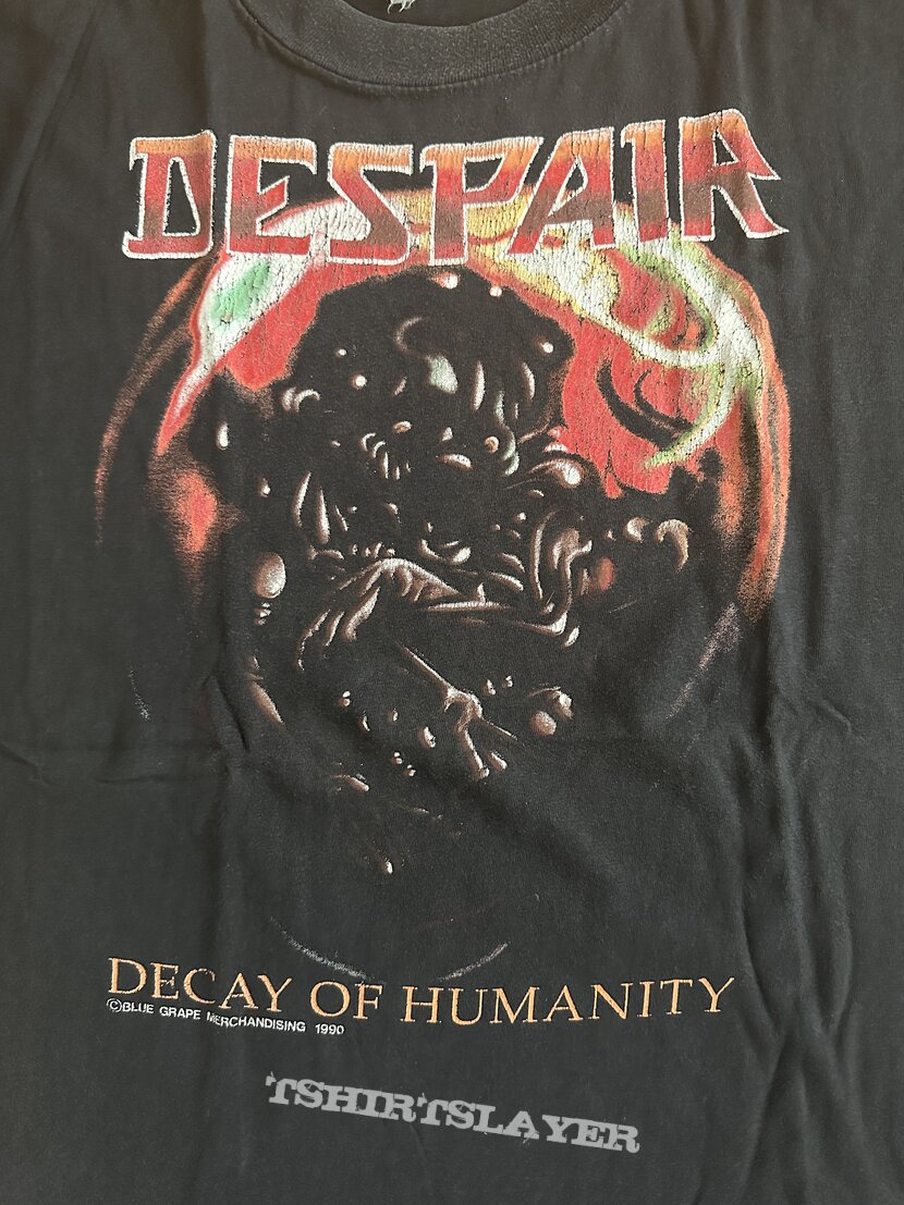 Despair - Decay Of Humanity Tour T-Shirt 1990 L