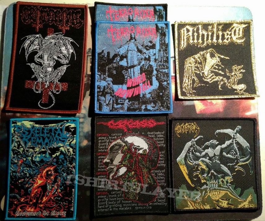 Sarcofago Woven patches