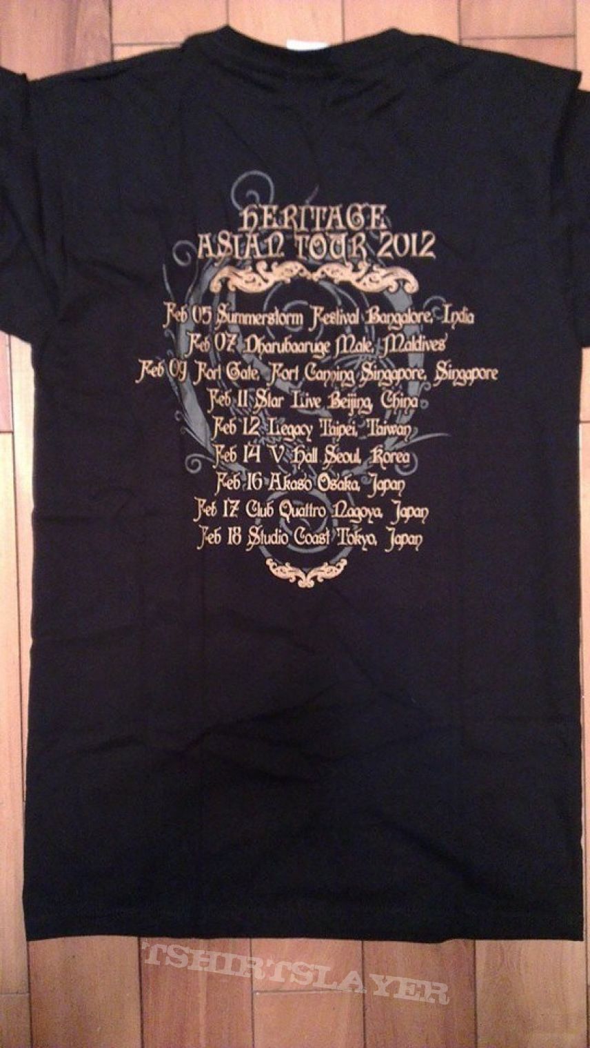 Opeth 2012 Asia tour shirt (brand new)