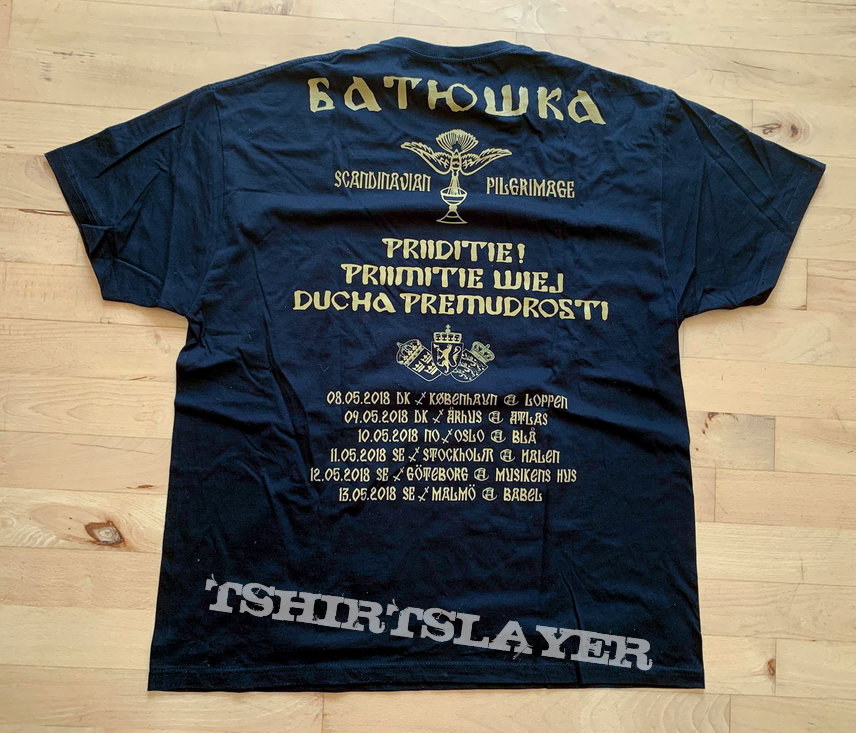 БатюшкаB "Scandinavian Tour 2018" Tshirt xxl БатюшкаB "Scandinavian Tour 2018" Tshirt xxl