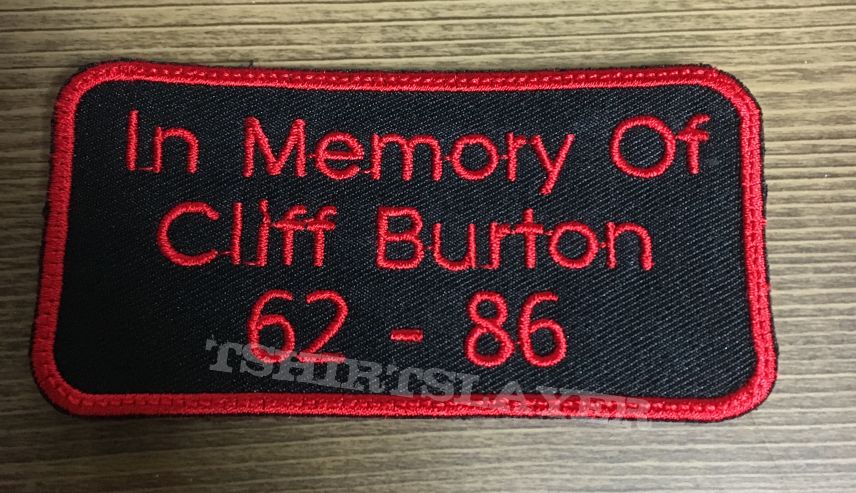 Cliff Burton, cliff burton patch Patch (james's) | TShirtSlayer