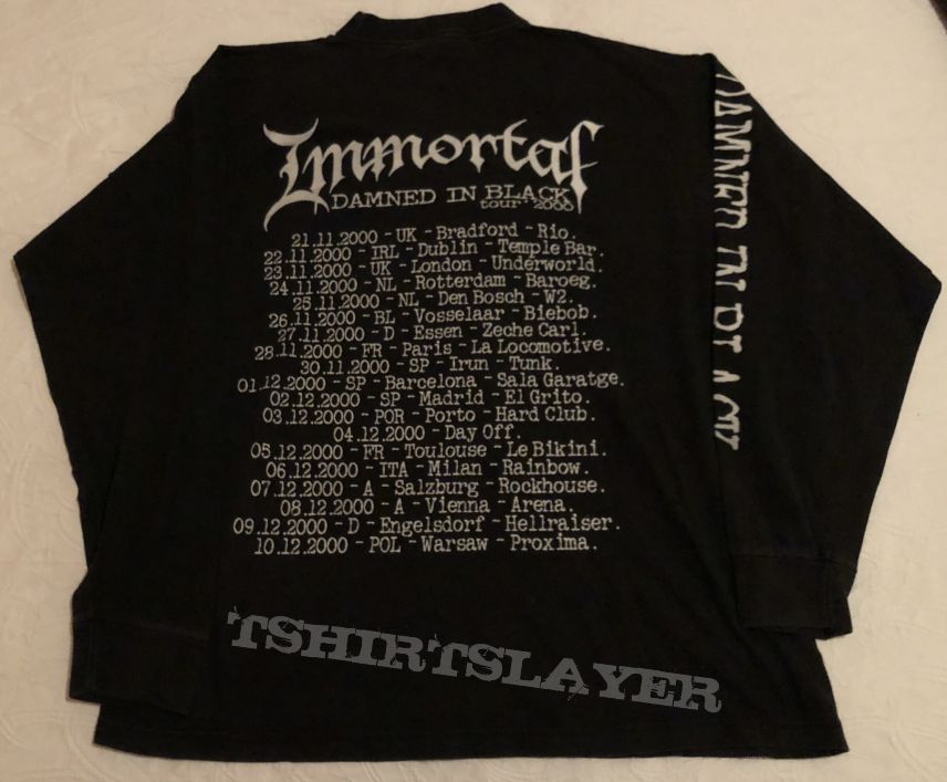 Immortal Dammed in black 2000 Euro tour.