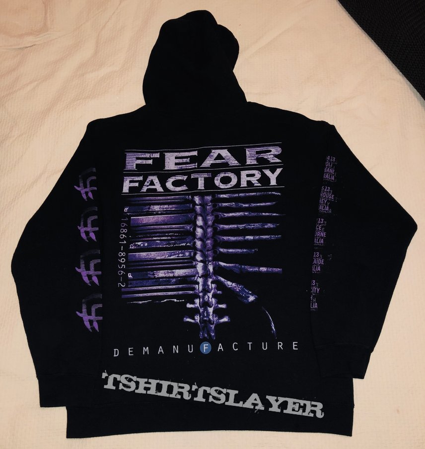 Fear Factory Demanufacture Australian tour 2013 hoodie | TShirtSlayer ...
