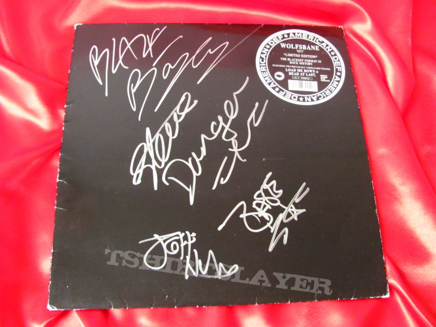 Wolfsbane- Ezy 12&quot; LTD edition vinyls signed by all band members