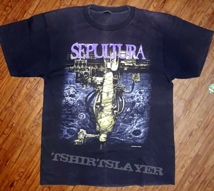 Vintage 90s Sepultura Chaos AD T-shirt | TShirtSlayer TShirt and