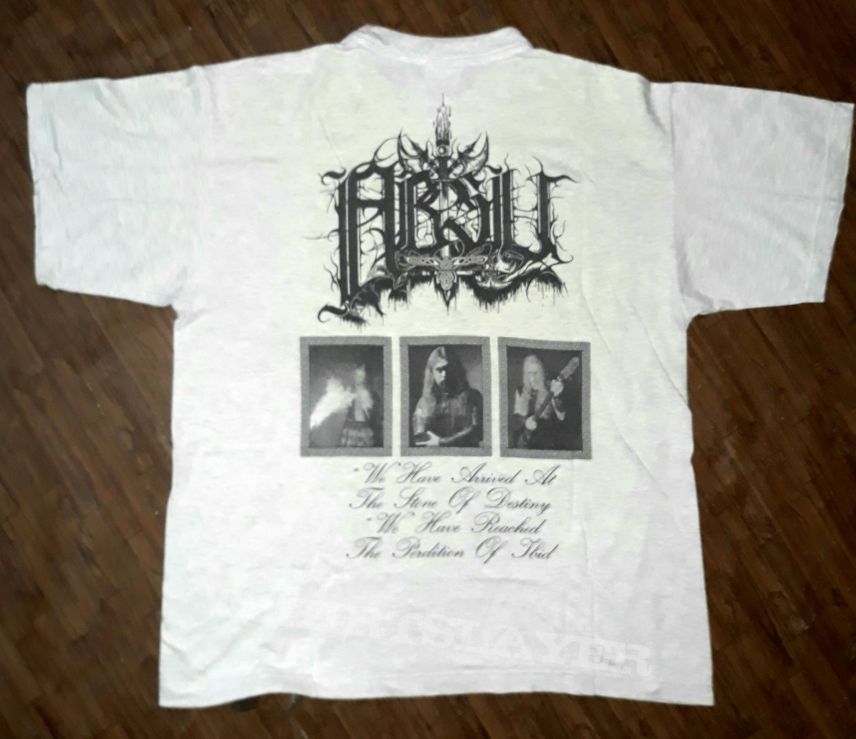 Vintage ABSU The Third Storm of Cythraul Shirt 