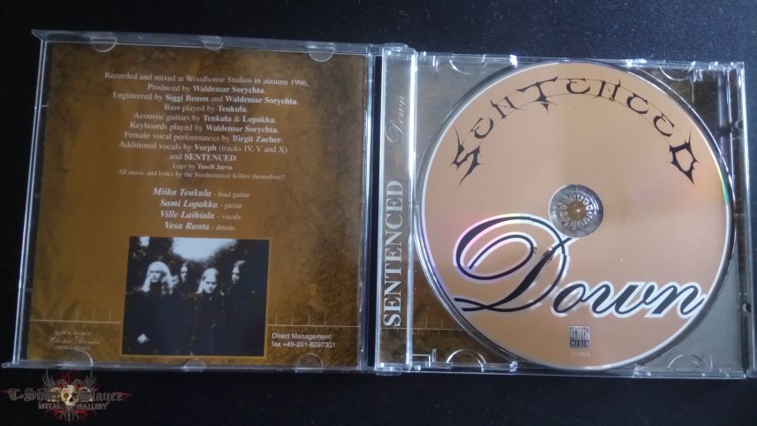 Sentenced-Down CD