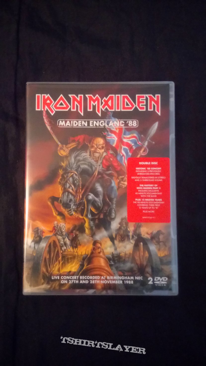 Iron Maiden-Maiden England 88´ DVD | TShirtSlayer TShirt and BattleJacket  Gallery