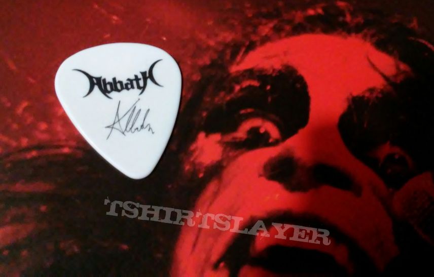 Signed King ov Hell Ticket and Abbath Pick