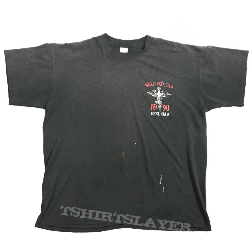 Mötley Crüe 1989 Motlet Crue Local Crew shirt | TShirtSlayer TShirt and ...