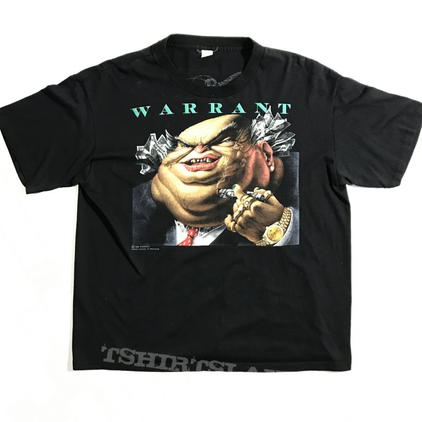 ©1988 Warrant - Dirty Rotten Filthy Stinking Rich shirt