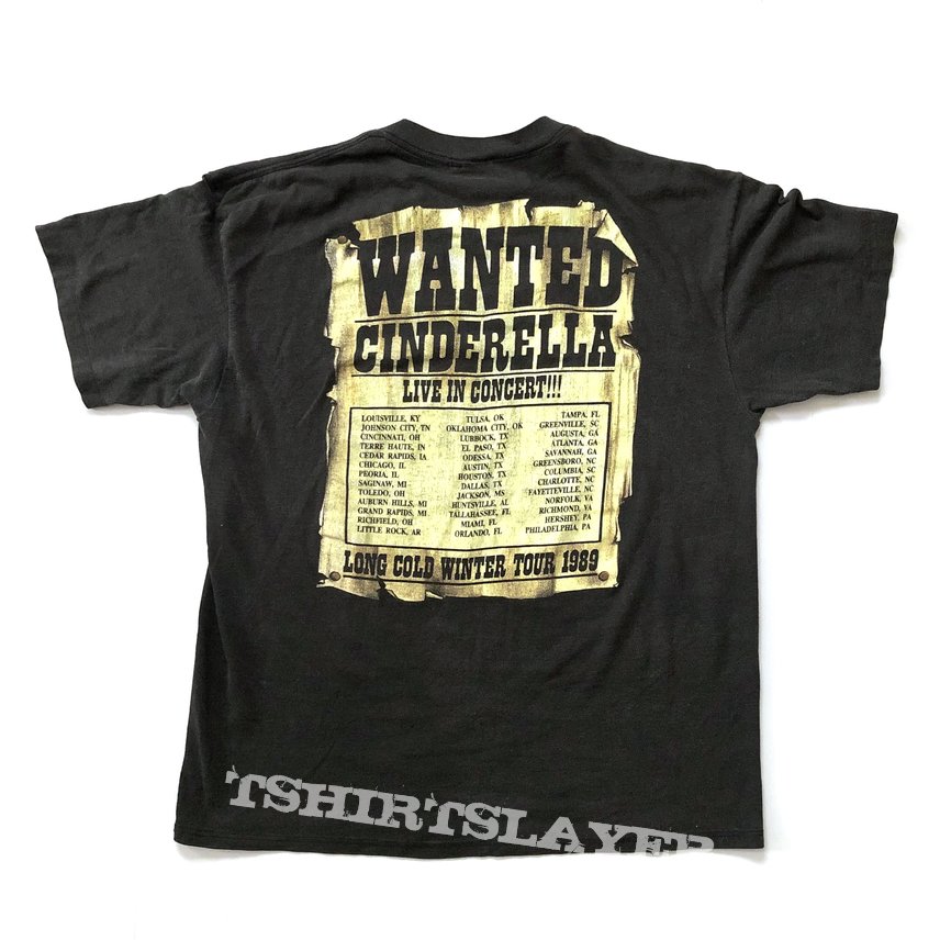 ©1989 Cinderella - Long Cold Winter Tour shirt