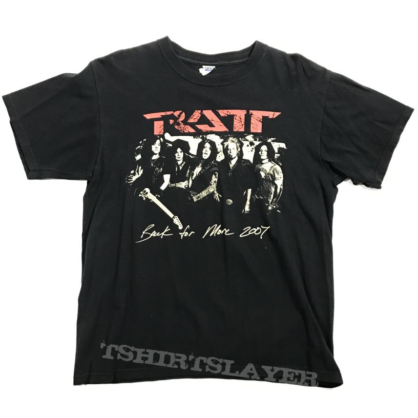 ©2007 Ratt - Back For More tour shirt