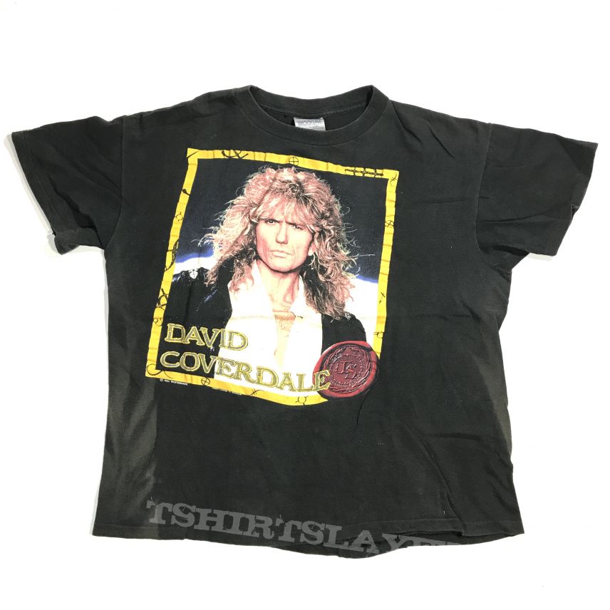 ©1990 David Coverdale / Whitesnake tour shirt