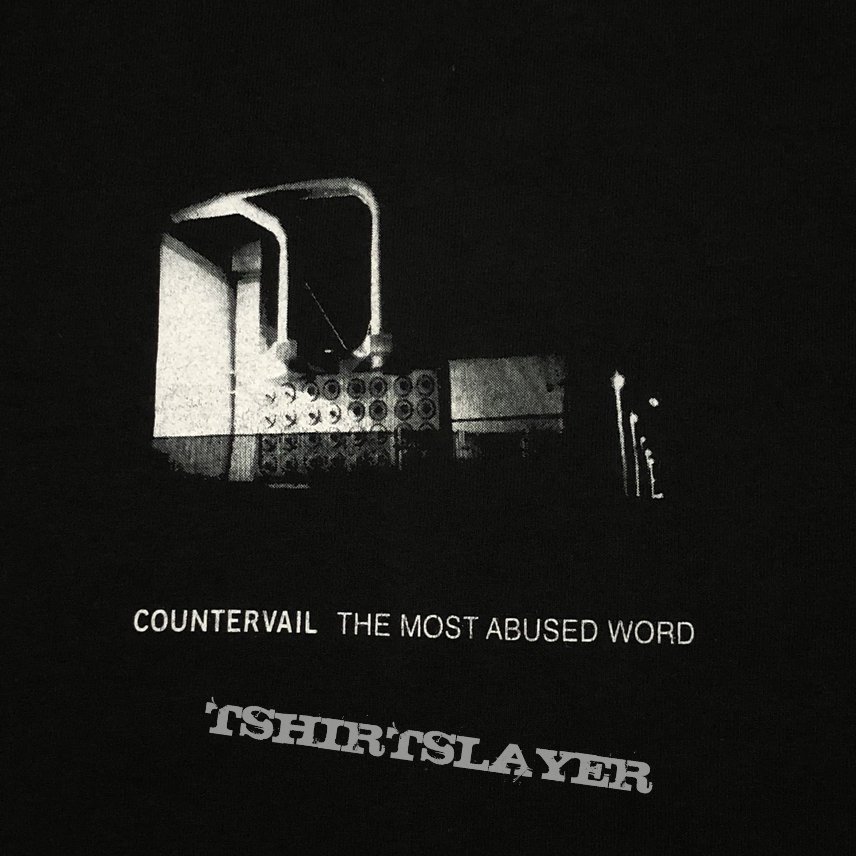 1999 Countervail - The Most Abused Word shirt