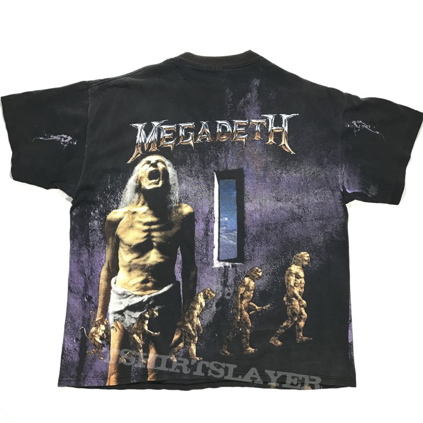 希少 1992年 MEGADETH Countdown メガデス Tシャツ 消防士長