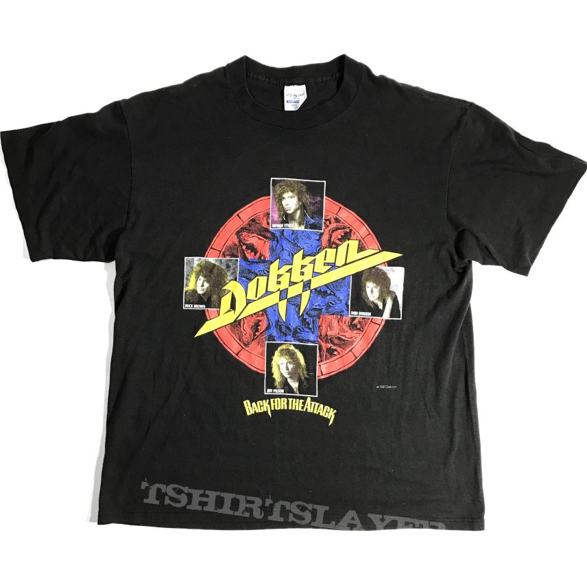 Dokken, ©1987 Dokken - Back For The Attack tour shirt TShirt or ...