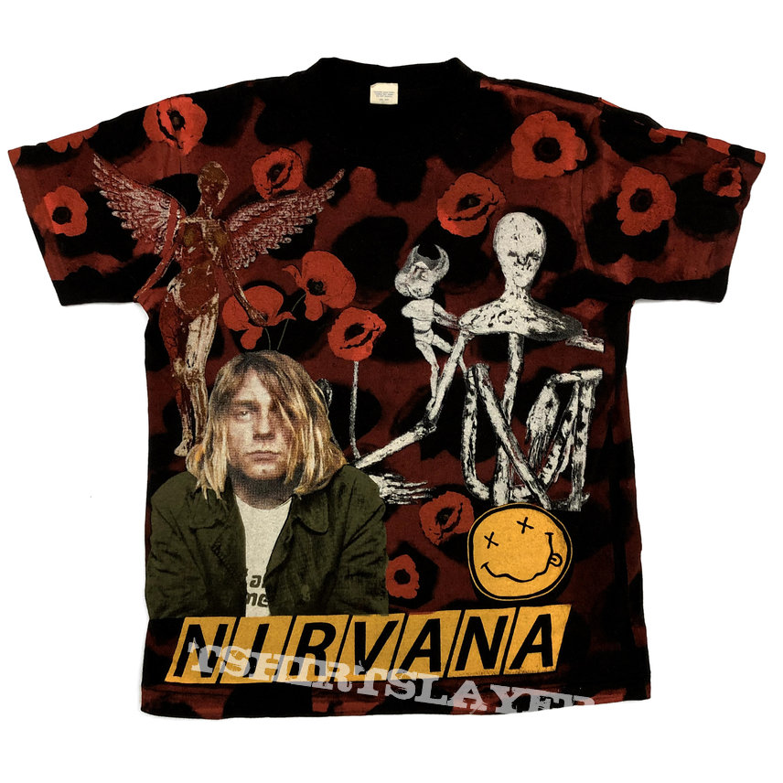 Nirvana all over print shirt