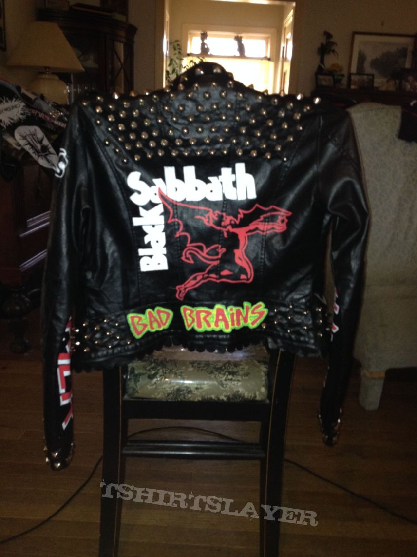 Slayer Hand painted leather