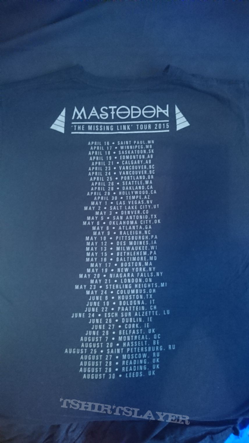 Mastodon &quot;The Missing Link Tour 2015&quot; Shirt