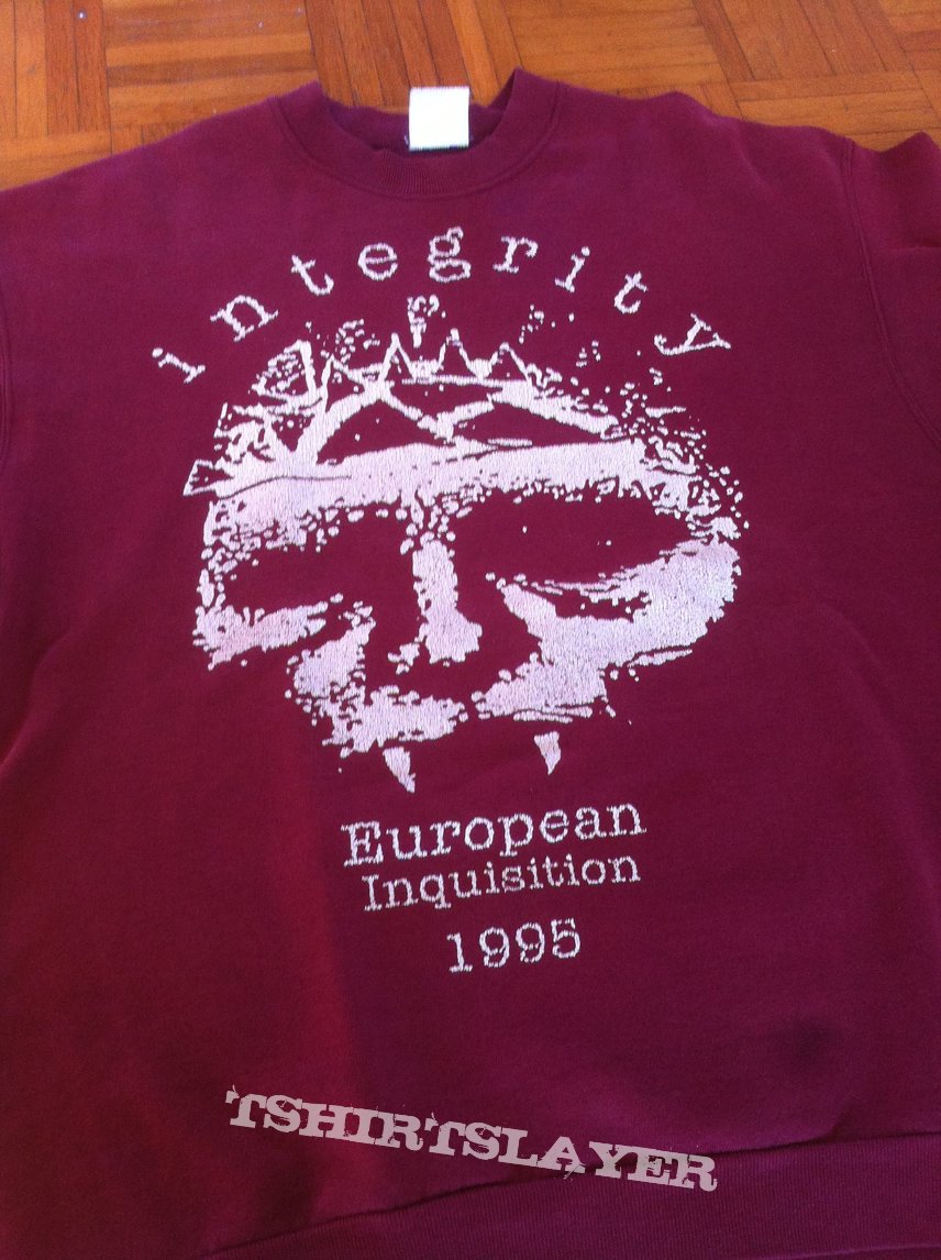 Integrity european inquisition tour crewneck 1995