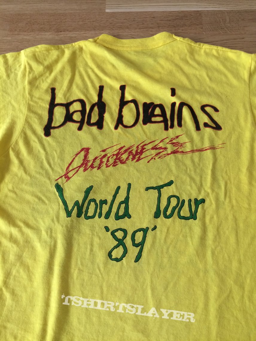 Bad Brains „89 world tour“ shirt 