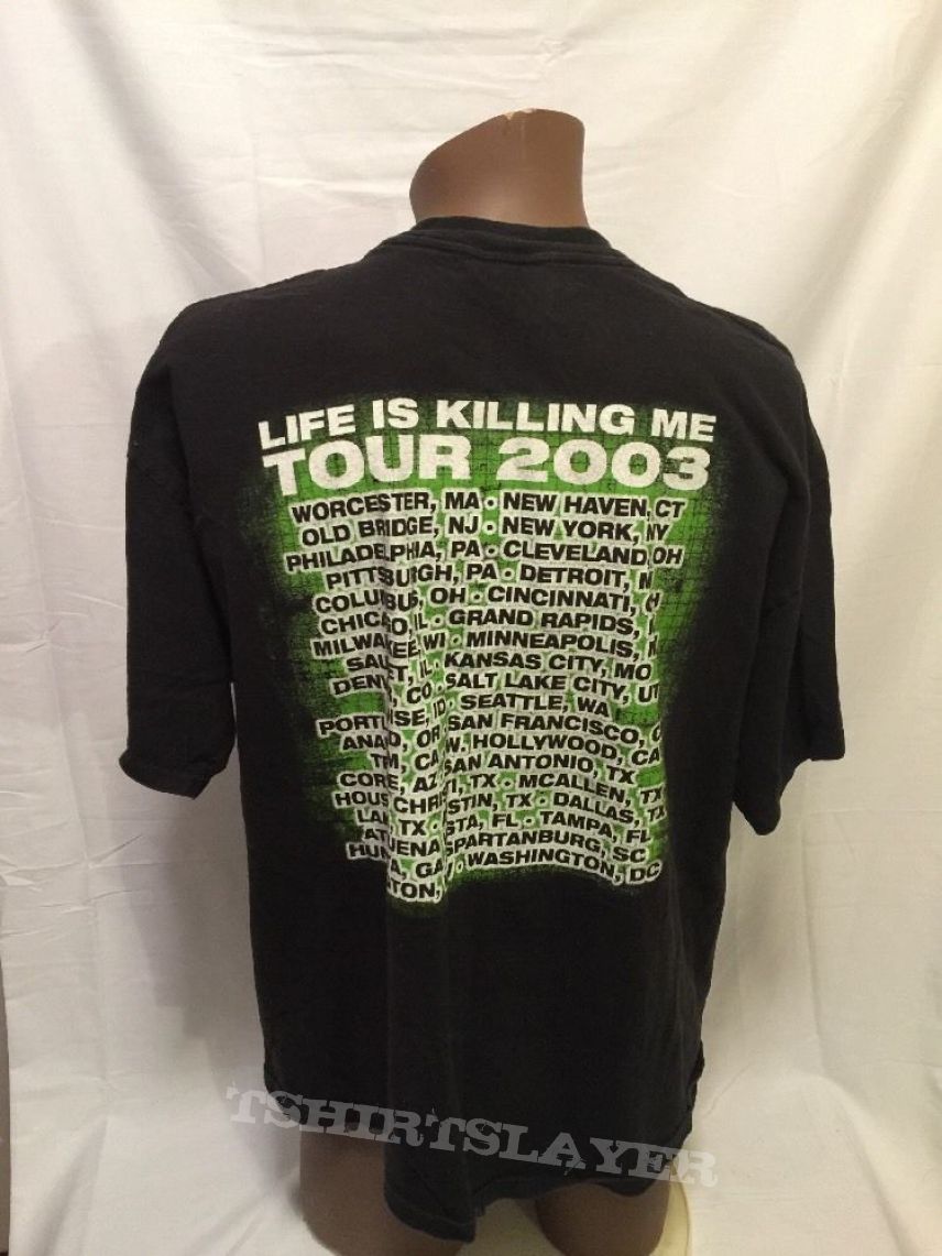 Type O Negative Life is Killing me tour shirt