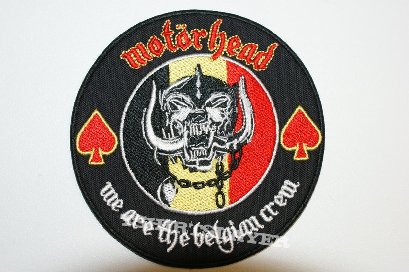 Motörhead We are the Belgium crew patch ( Very rare )