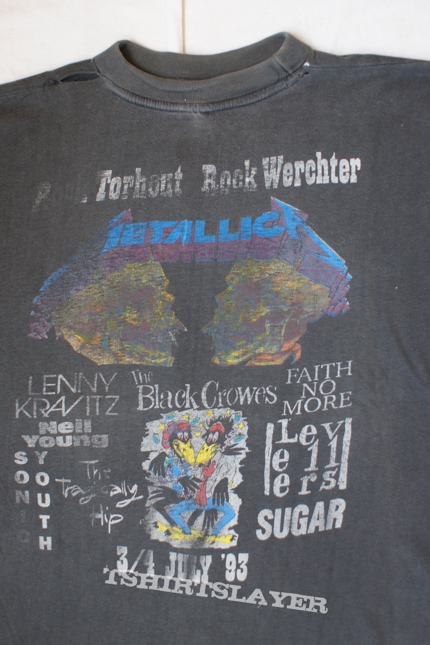 Metallica Rock Torhout Rock Werchter 1993/07/04-03 T Shirt
