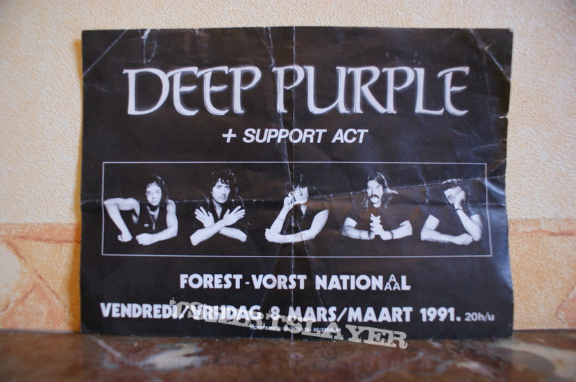 Deep Purple Concert Tickets and flyers