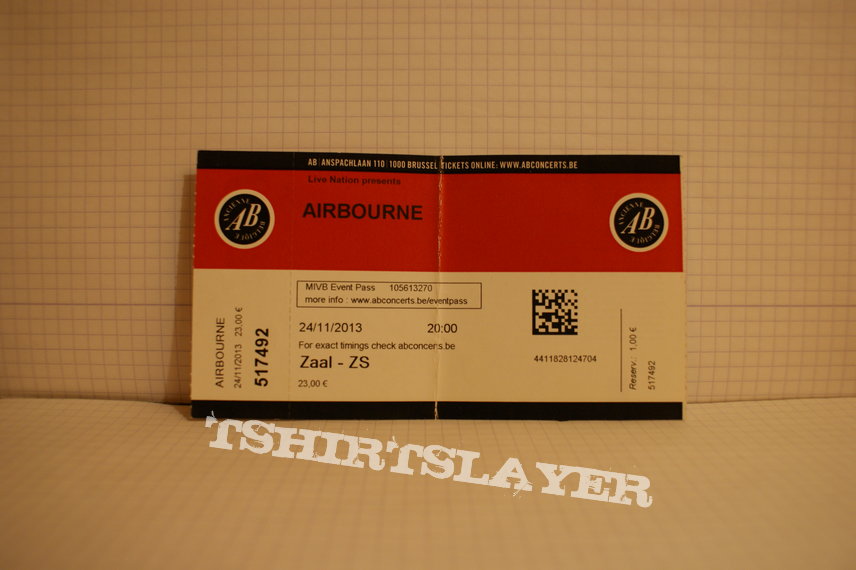 AIrbourne Concert Tickets