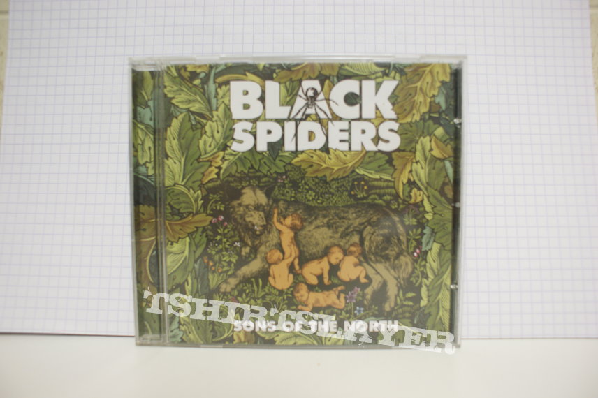 Black Spiders Sons Of The Nord Signed Cd